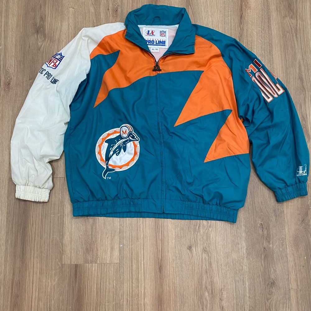 Logo Athletic Teal and Orange Pro Line Jacket